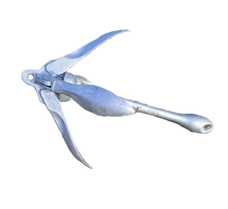 4 Prong Galvanised Folding Anchor