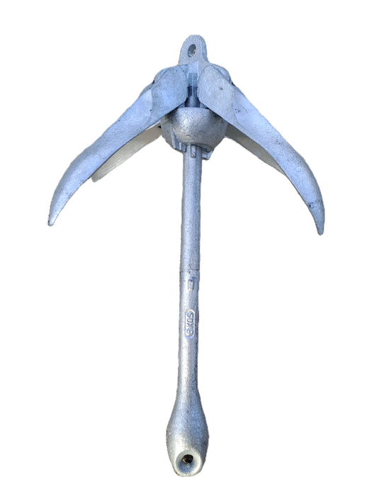 4 Prong Galvanised Folding Anchor