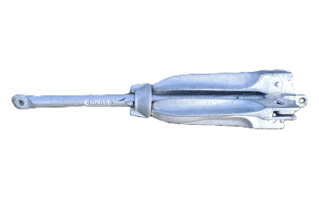 4 Prong Galvanised Folding Anchor