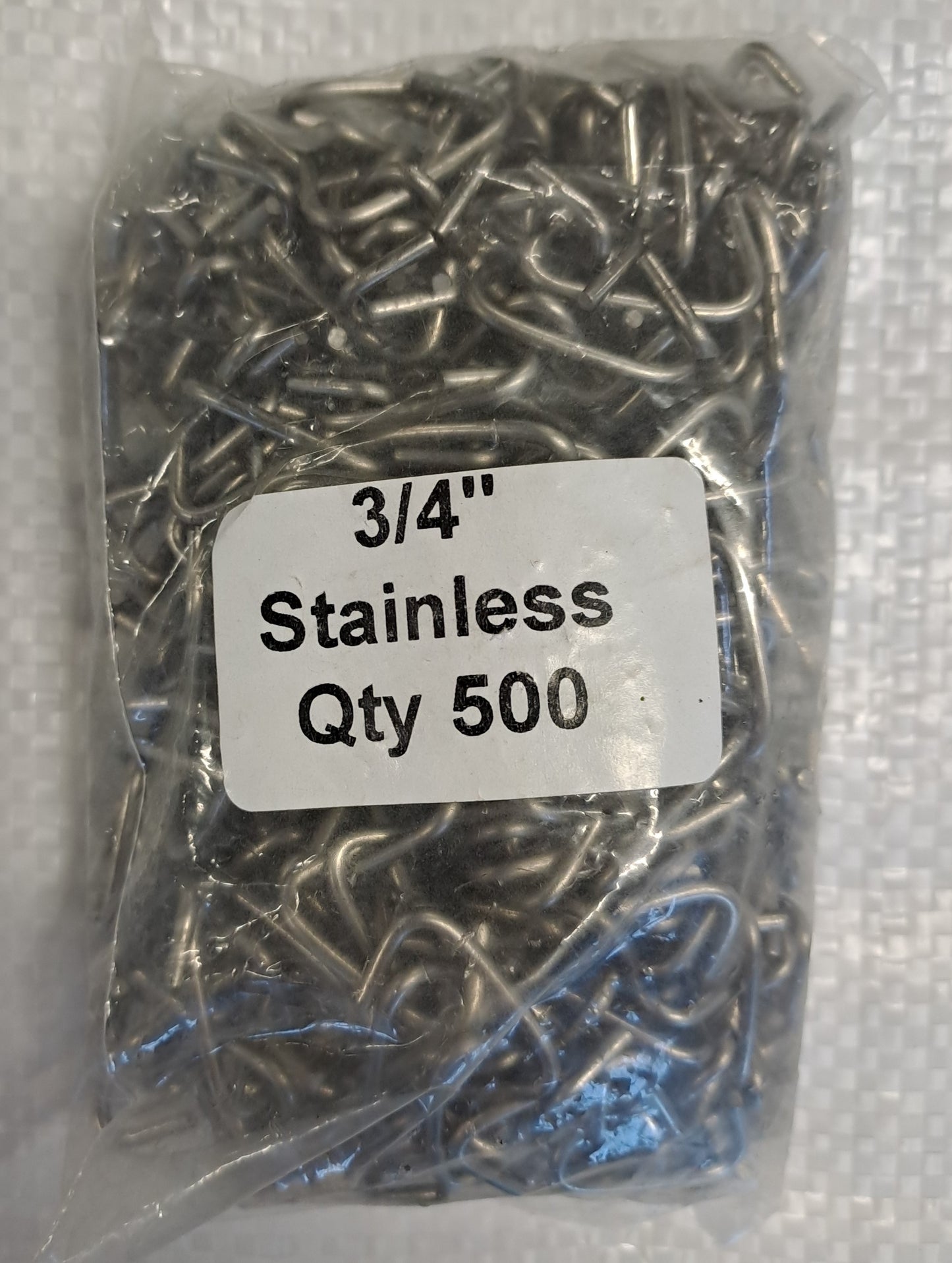 Stainless Hog Rings (Pack of 500)